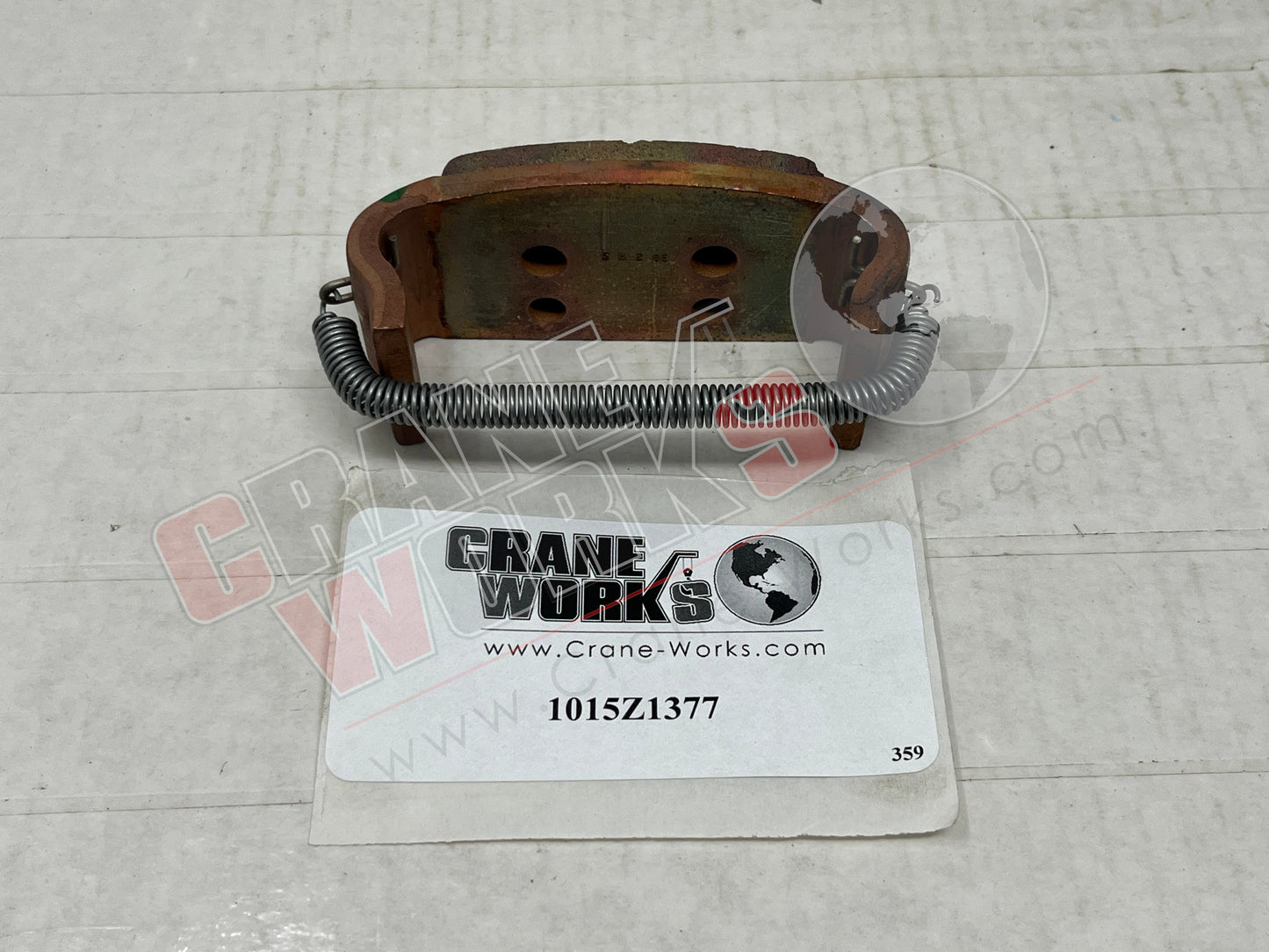 Picture of 1015Z1377, New Pad & Spring Assy.