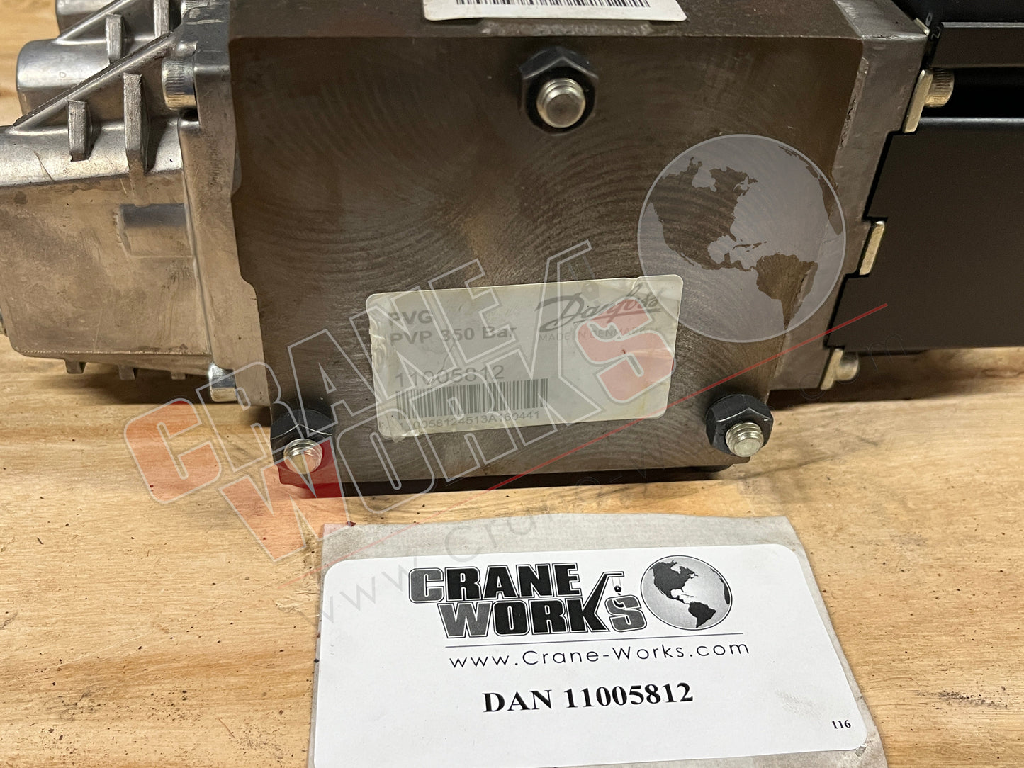 Picture of 11005812, New Pvg/Pvp 350 Bar Valve Bank Assembly.