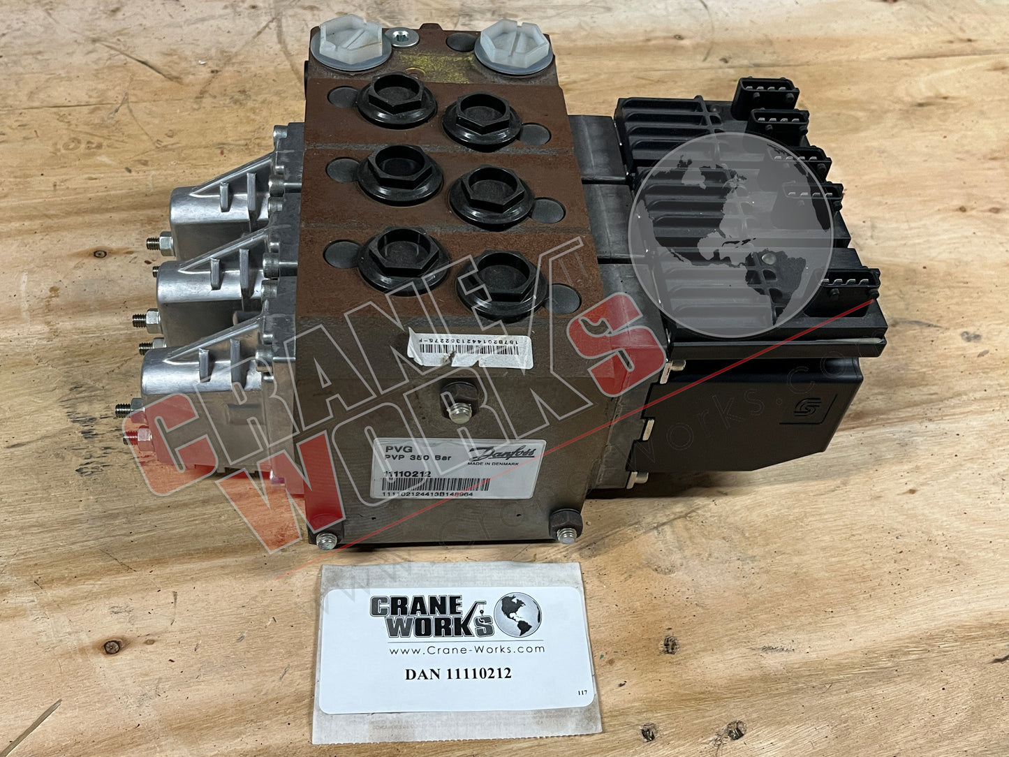 Picture of 11110212, New Pvg/Pvp 350 Bar Valve Bank Assembly.