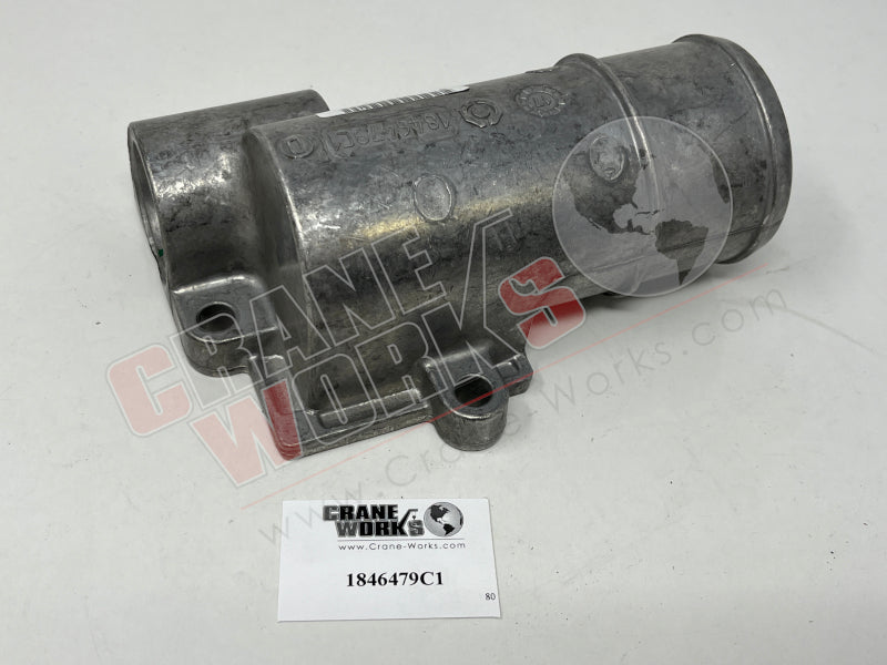 Picture of new elbow water inlet, second angle.