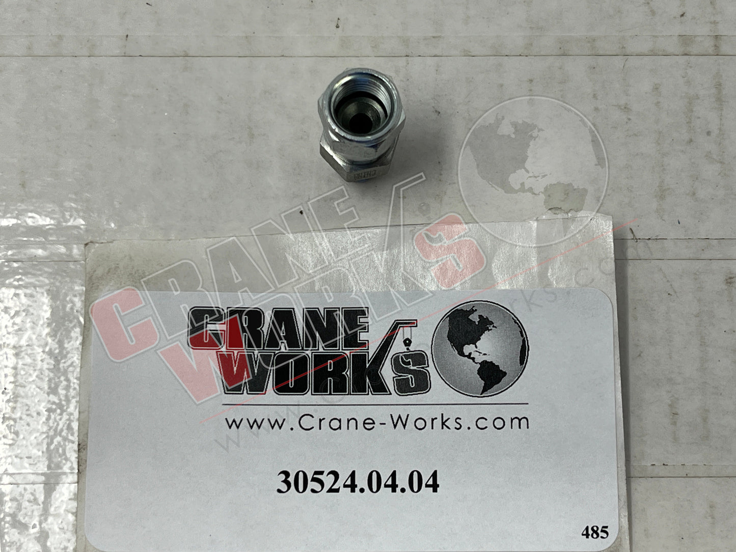 Picture of 30524.04.04, New Adapter; Str Sae/Jic For Basket Arm Cyl.