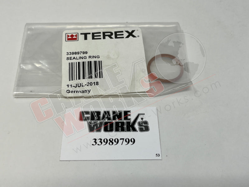 Picture of new sealing ring (55679912), second angle.