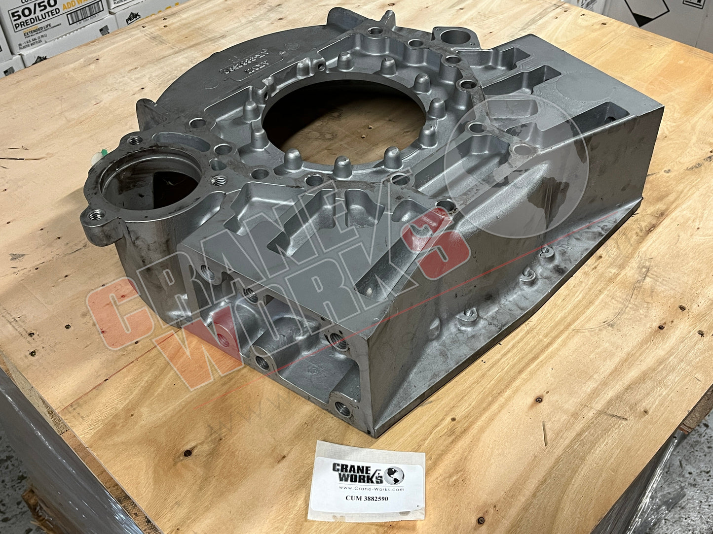 Picture of 3882590, New Flywheel Housing.