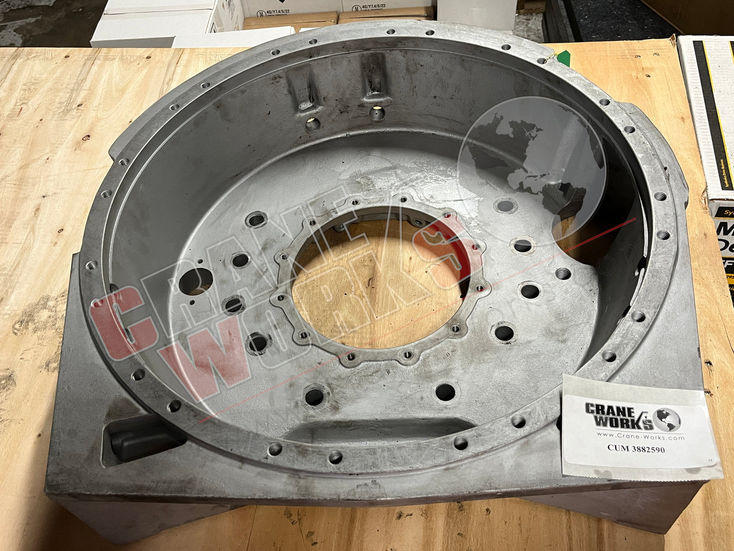 Picture of 3882590, New Flywheel Housing.