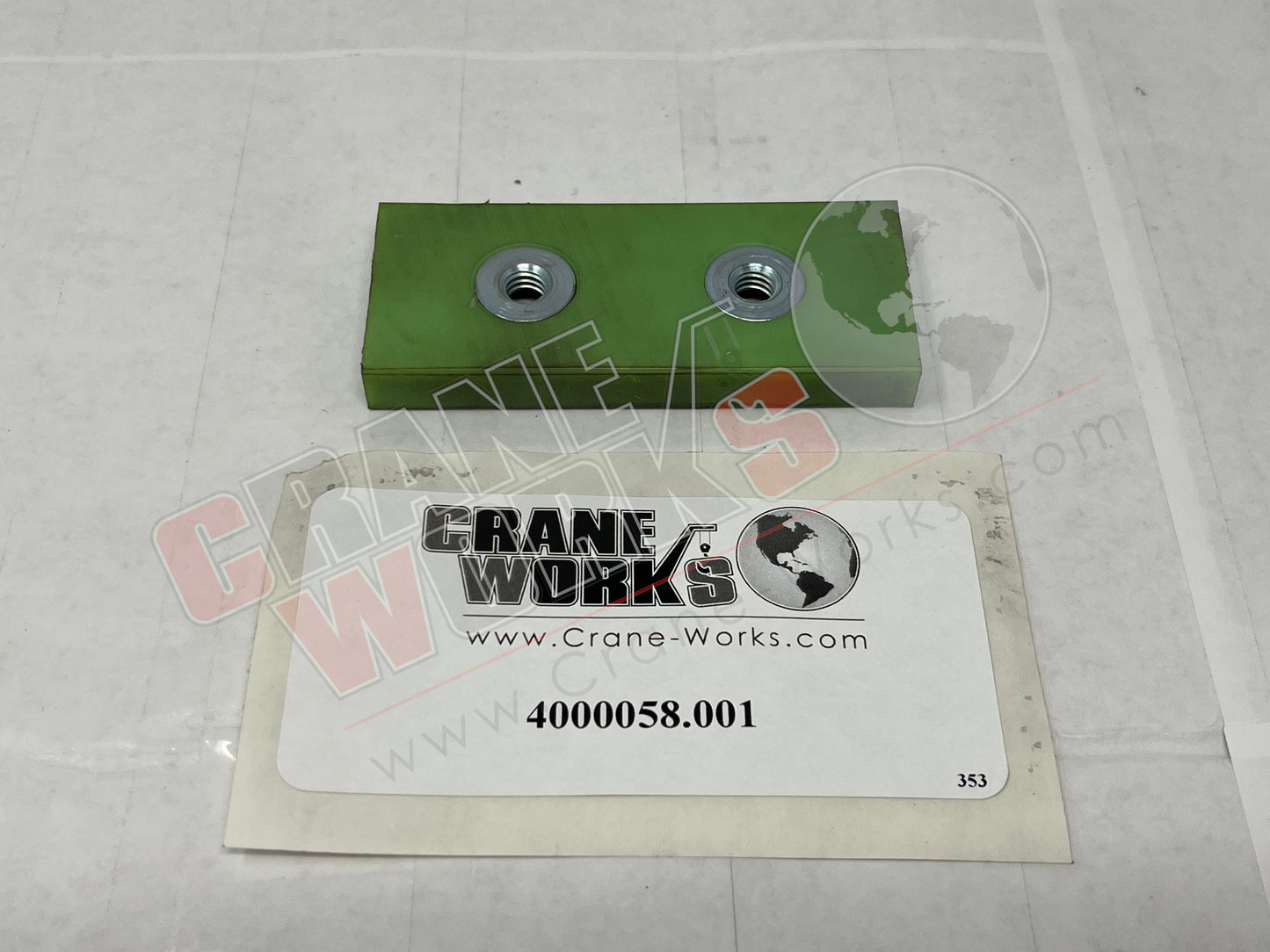 Picture of 4000058.001, WEAR PAD 3.50in 2 Inserts