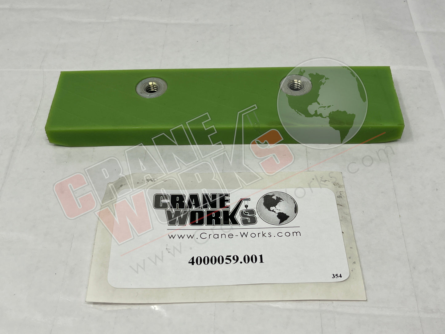 Picture of 4000059.001, SLIDER PAD WITH INSERT ( 7 X 0.50 )