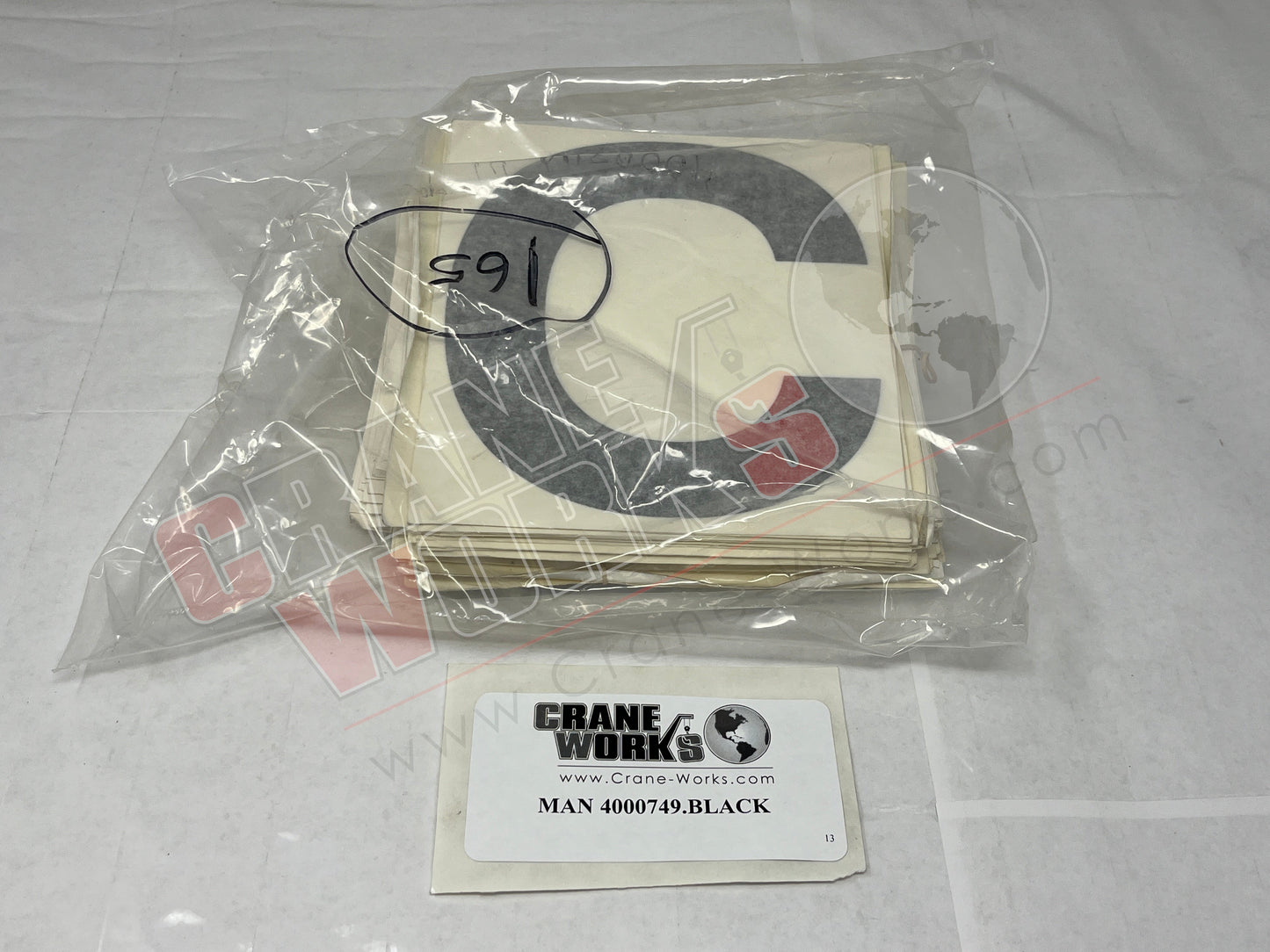 Picture of 4000749.BLACK, BOOM LETTER DECAL SET