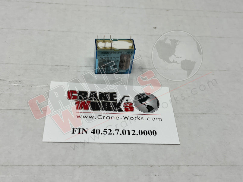 Picture of FIN 40.52.7.012.0000 NEW RELAY DPDT 250VAC 8A 12VDC