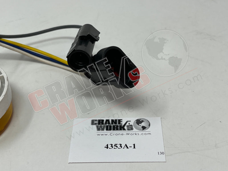 Picture of new oval strobe led, third angle.