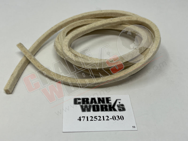 Picture of new felt sealing strip (metre), second angle.