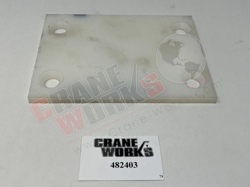 Picture of new boom rest pad, second angle.