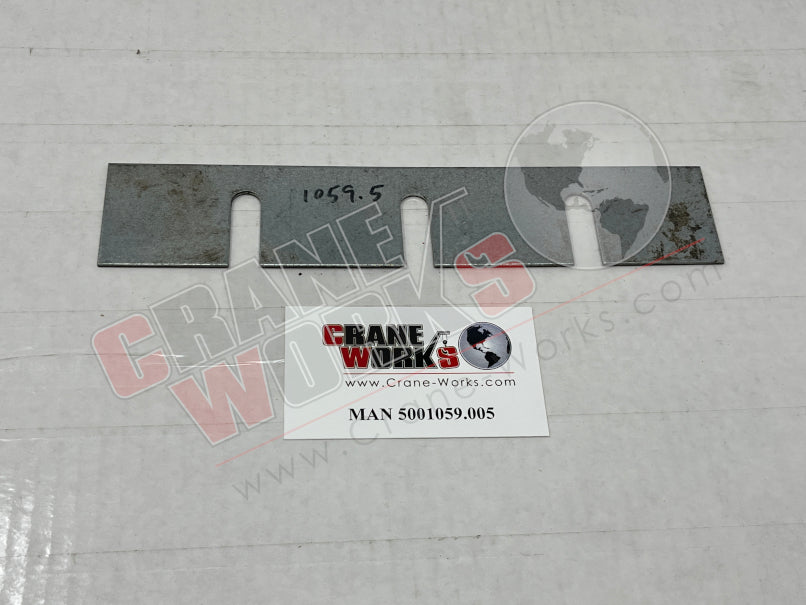 Picture of 5001059.005 NEW SHIM ( 14 GAUGE 3 - BOLT ) ( 0.0747 THICK )