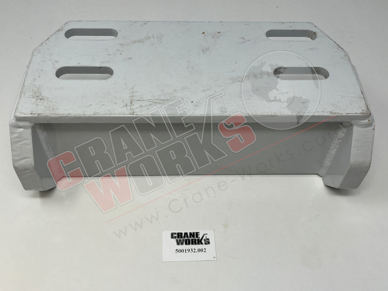 Picture of new bracket, jib stow, third angle.