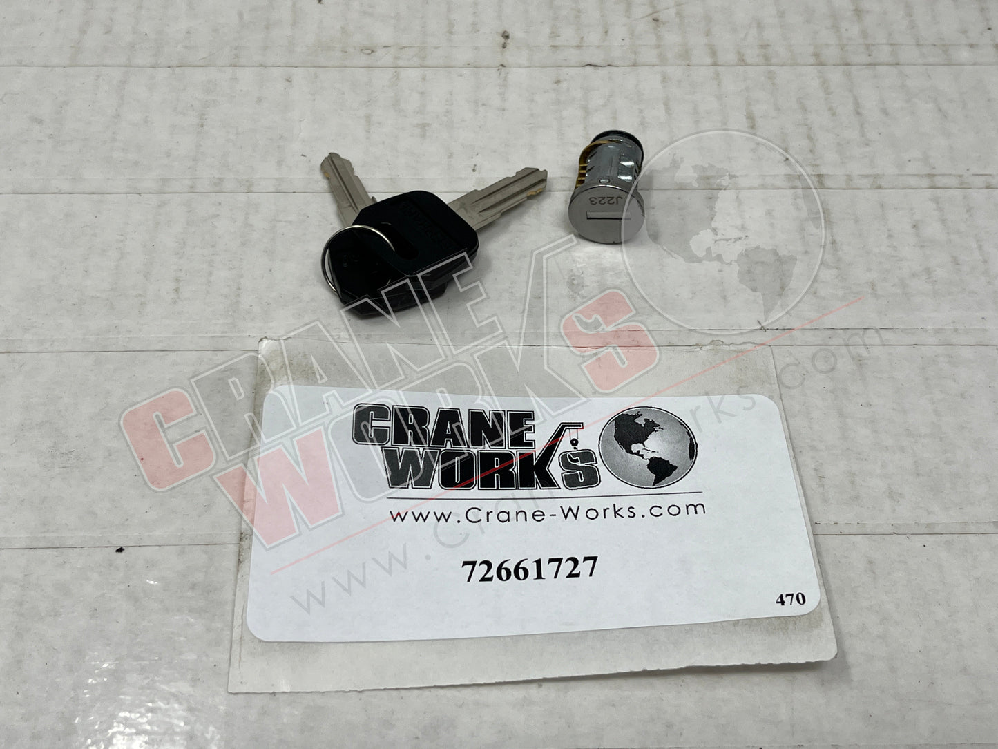 Picture of 72661727, New Cylinder/Key; J223 For 72661599.