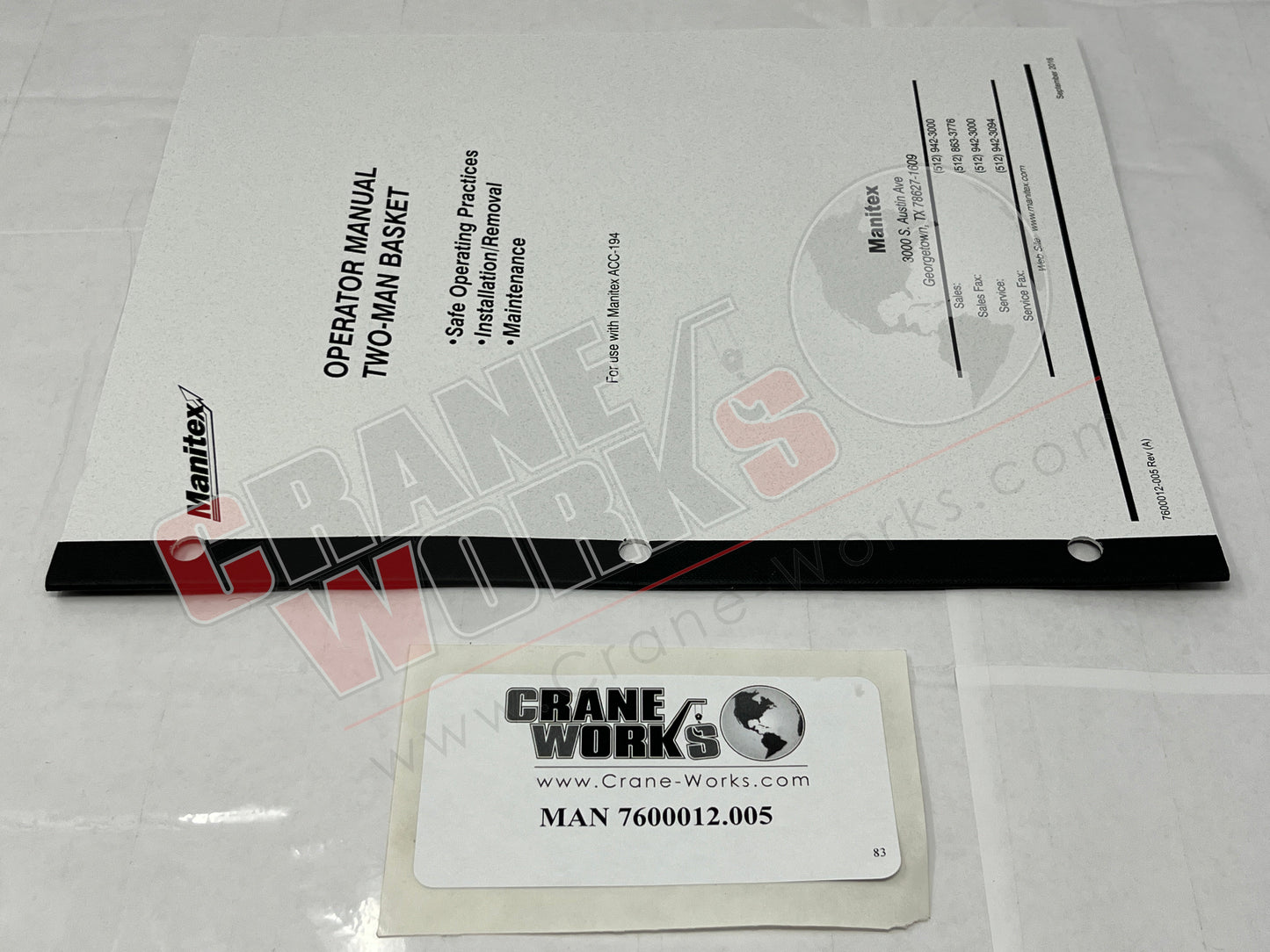 Picture of 7600012.005, MANUAL