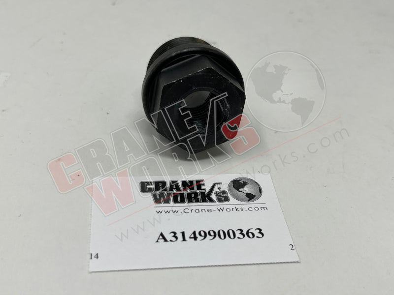 Picture of new screwed plug, third angle.