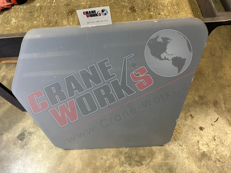 Picture of BIN ESCAPE-GLASS NEW RECT PLEXI-GLASS W/HOLE (OLD)