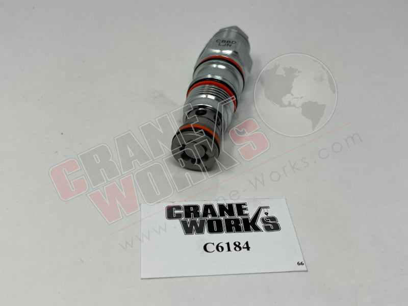 Picture of new counter balance valve, second angle.