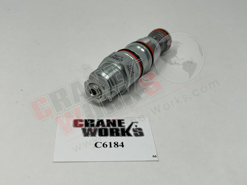 Picture of new counter balance valve, third angle.