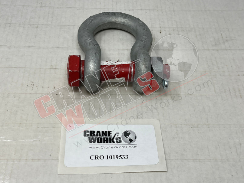 Picture of CRO 1019533 NEW SHACKLE, 6.5T 7/8"