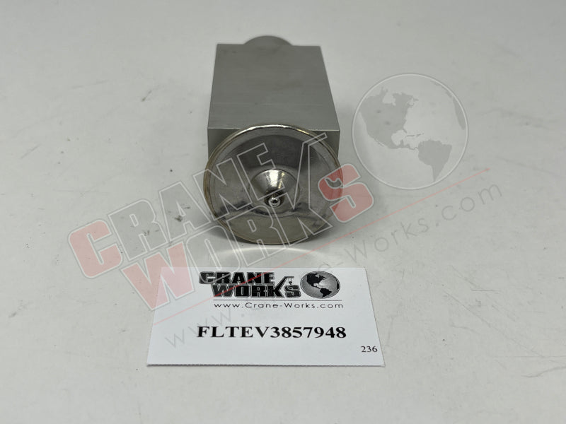 Picture of new expansion valve, third angle.