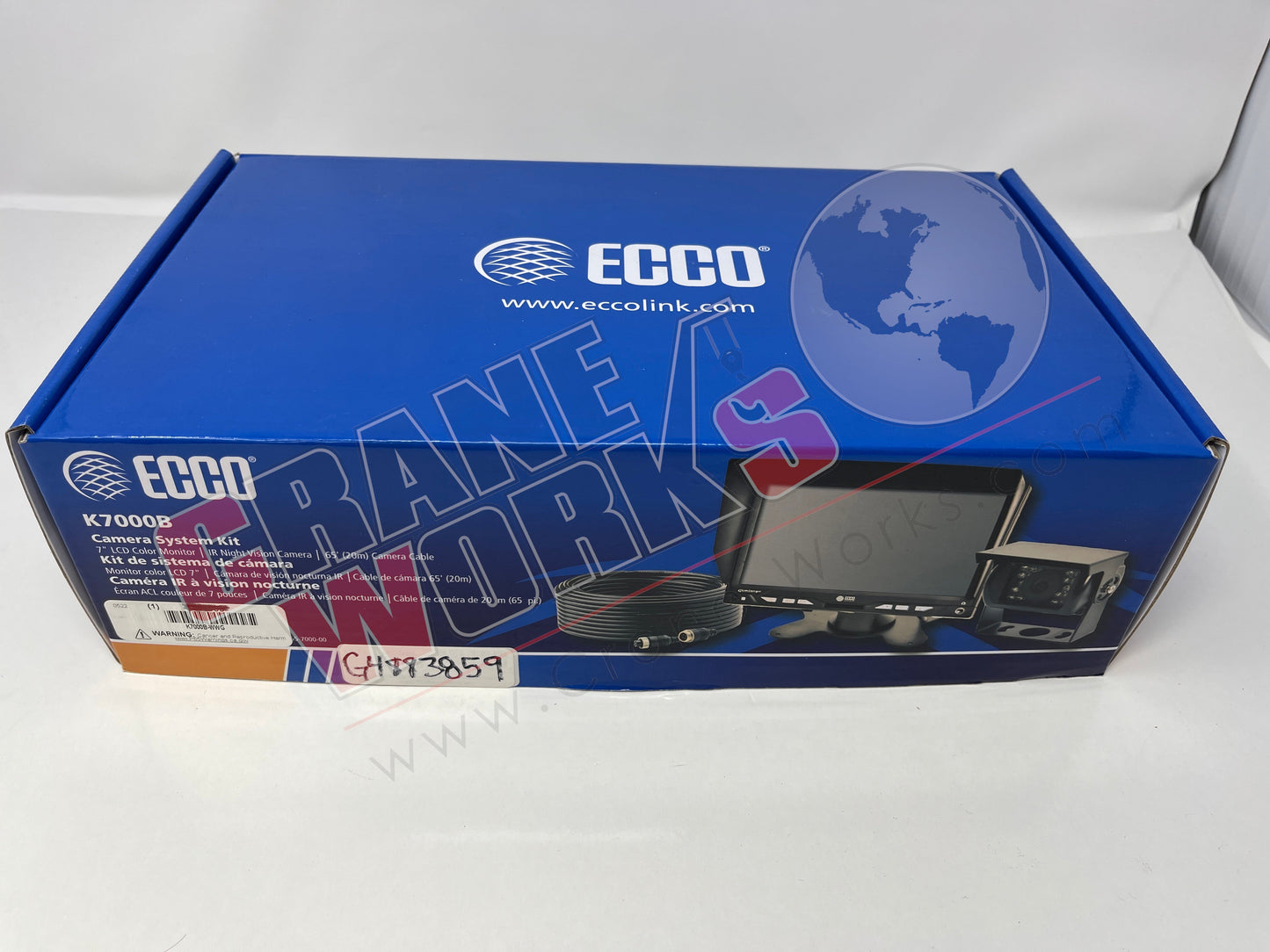 Picture of G4883859, New Rear View Camera Kit 800 X 480 Pixels.