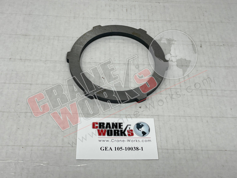 Picture of GEA 105-10038-1 NEW BACKUP PLATE