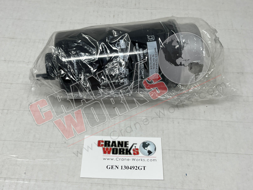 Picture of GEN 130492GT NEW PRE-FILTER, FUEL *NOTE*