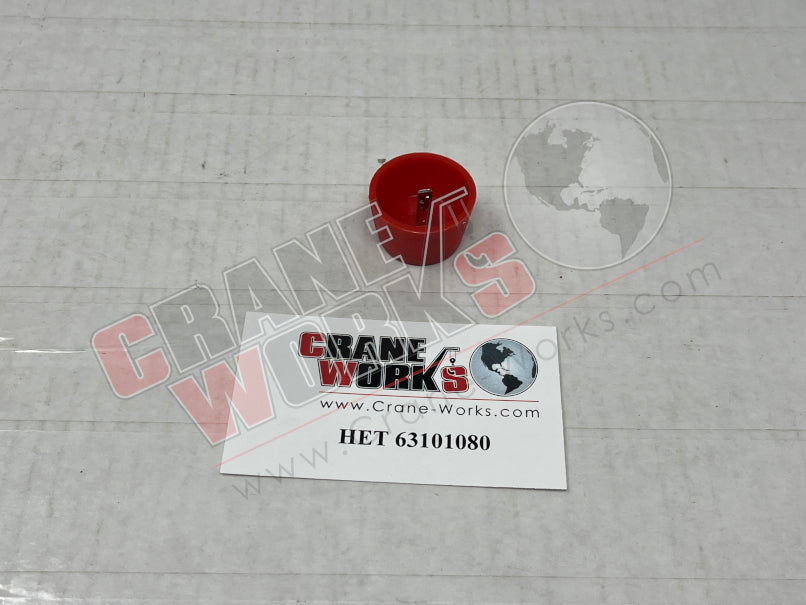 Picture of HET 63101080 NEW Key with Cap for Key Switch Red / Quick-Set / PA6