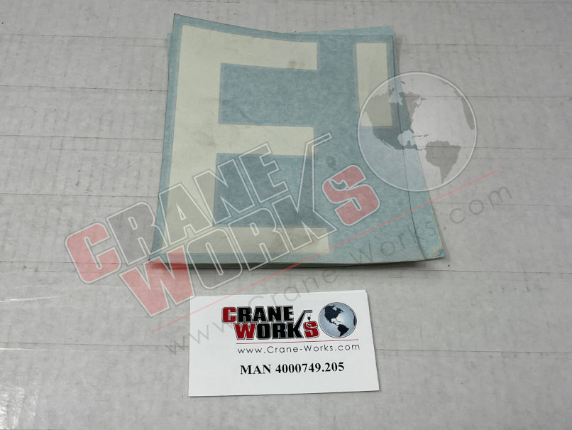 Picture of MAN 4000749.205 NEW BOOM DECAL E (LH)