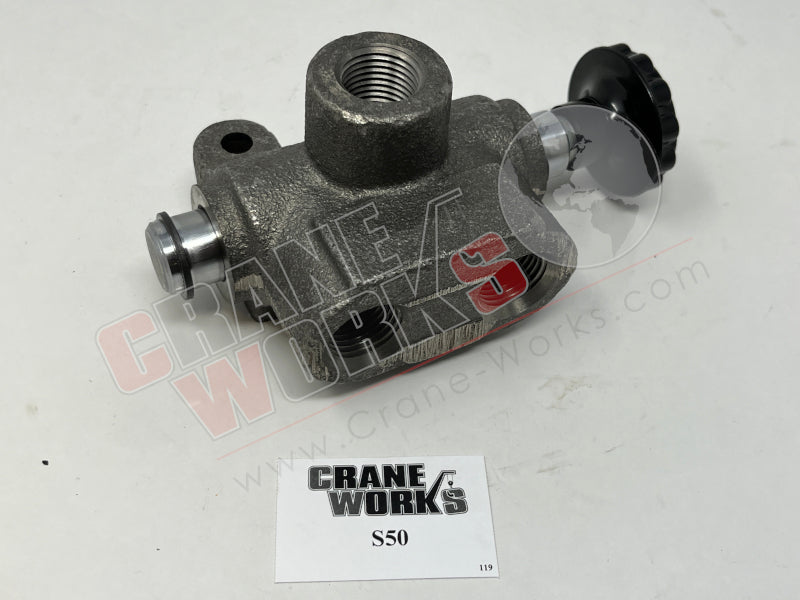 Picture of new diverter valve, 1/2", second angle.