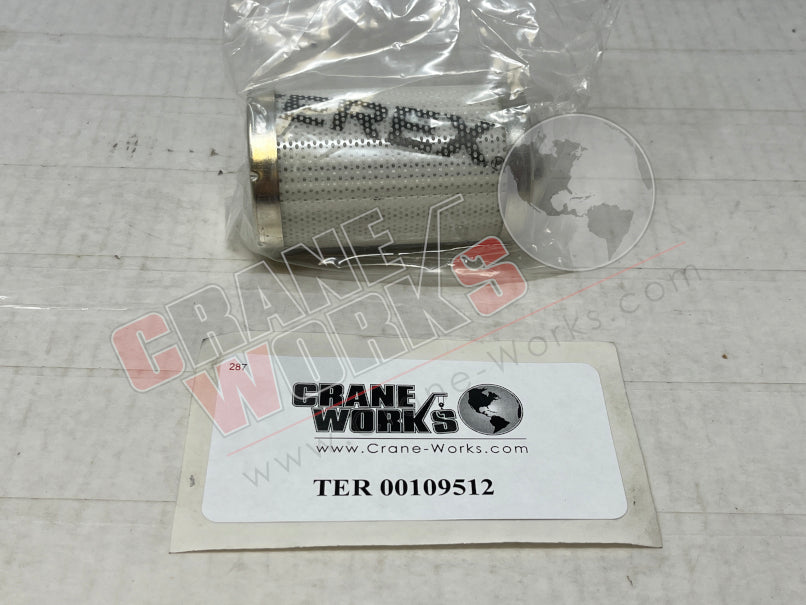 Picture of TER 00109512 NEW FILTER ELEMENT *NOTE*