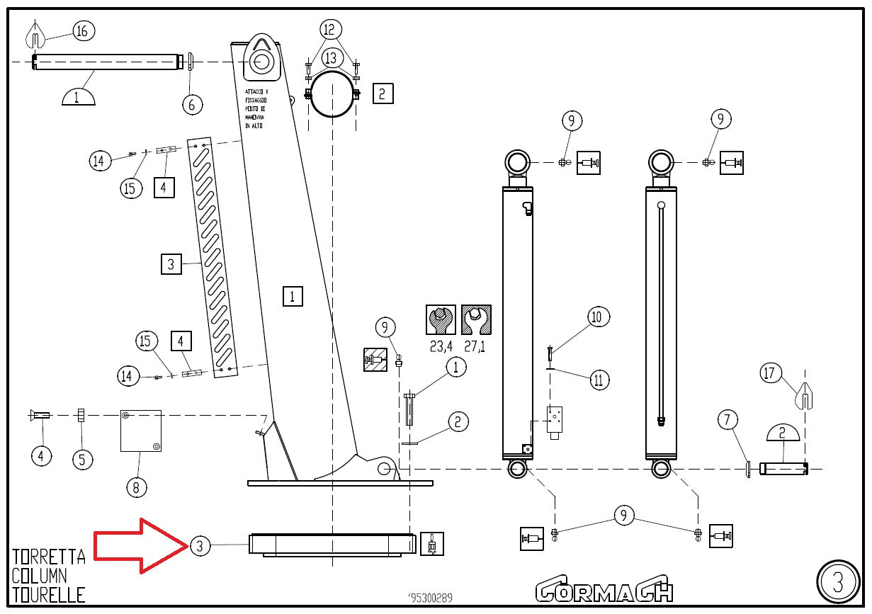 04010017A | New Slew Bearing for Crane 19000E/22000E