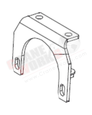 Picture of 135448 New GEHL pump support bracket.