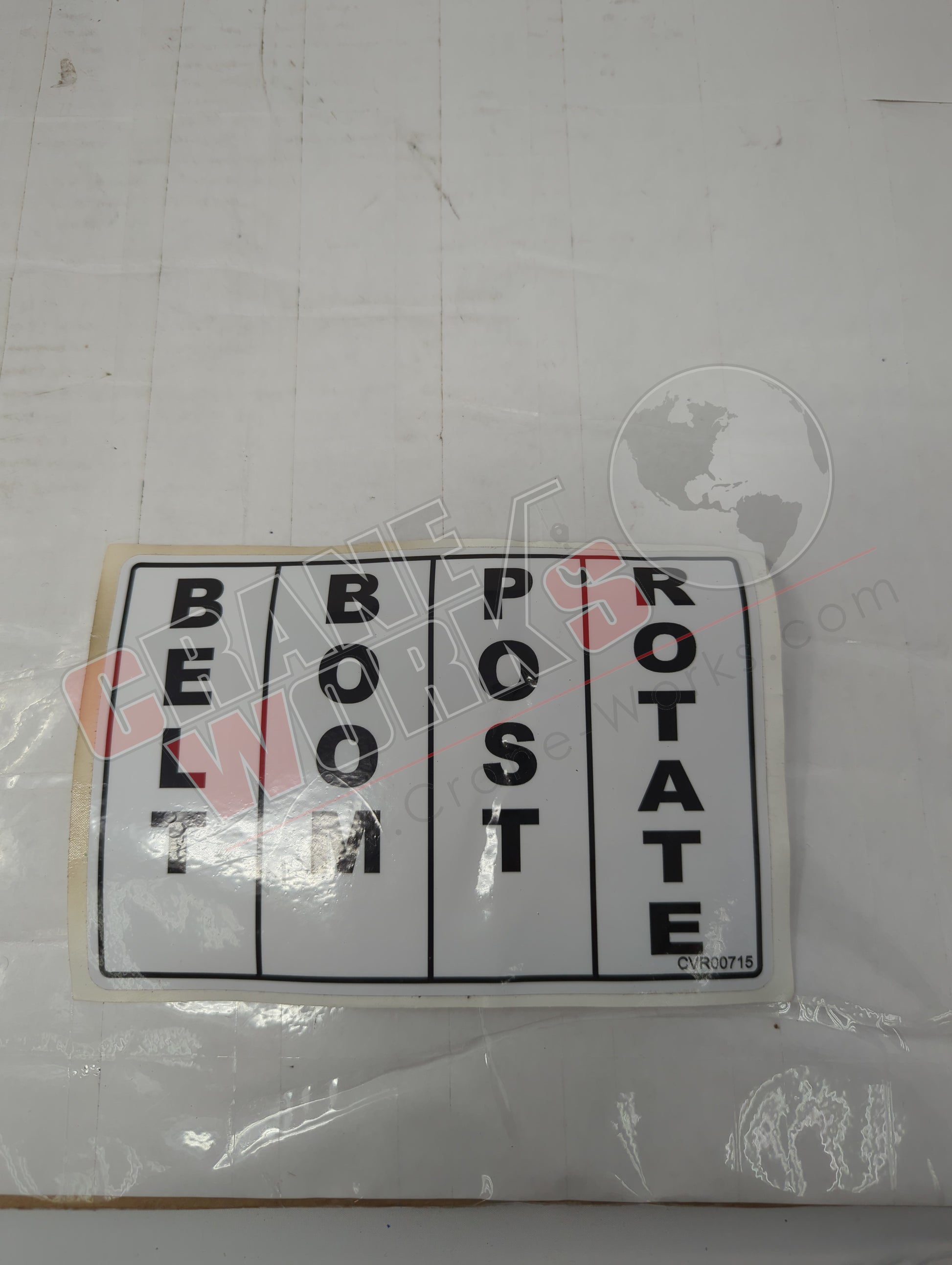 Picture of CVR00286, a  New Conveyor / Pedestal Decal Kit, angle 13.