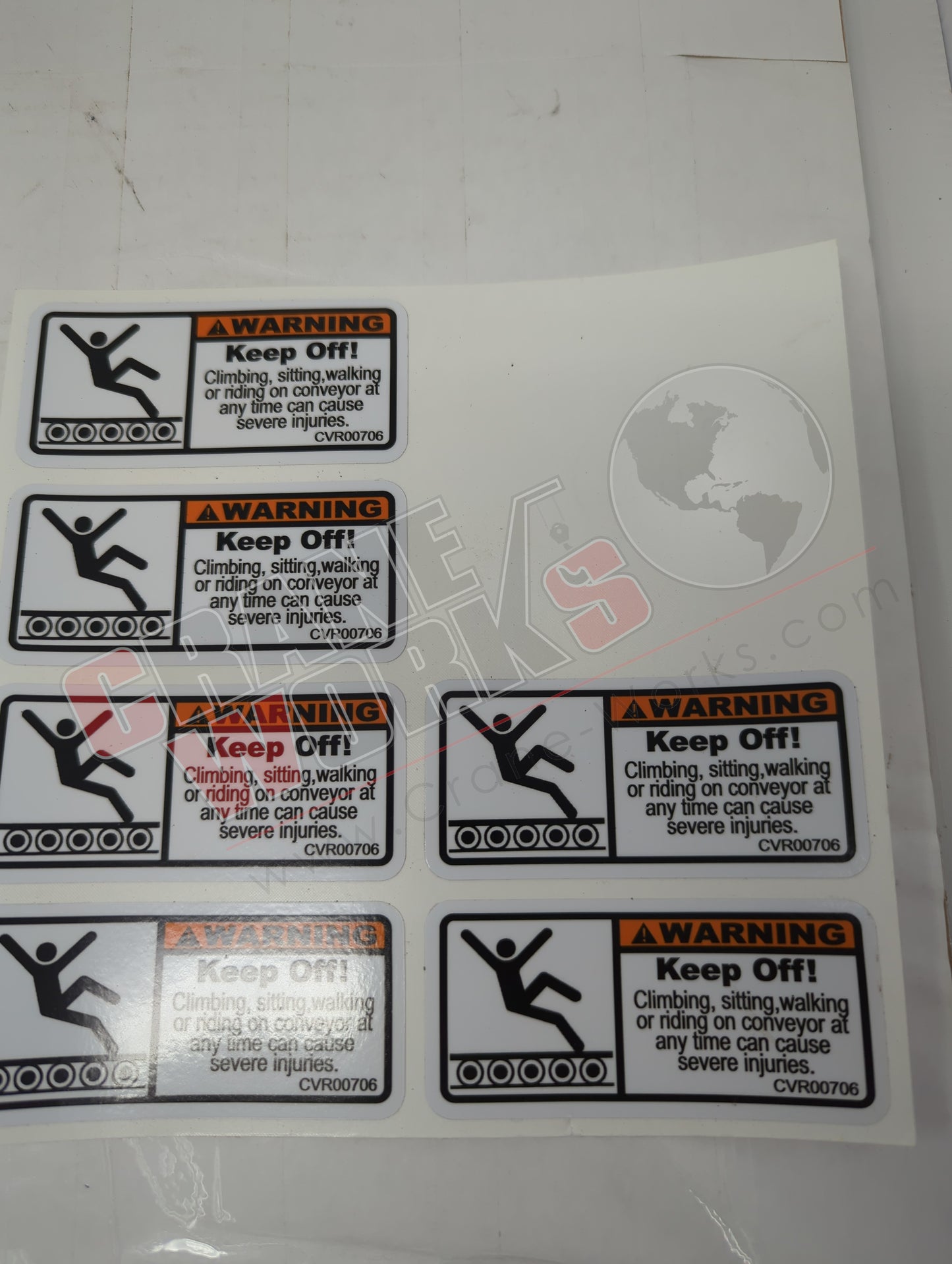 Picture of CVR00286, a  New Conveyor / Pedestal Decal Kit, angle 19.