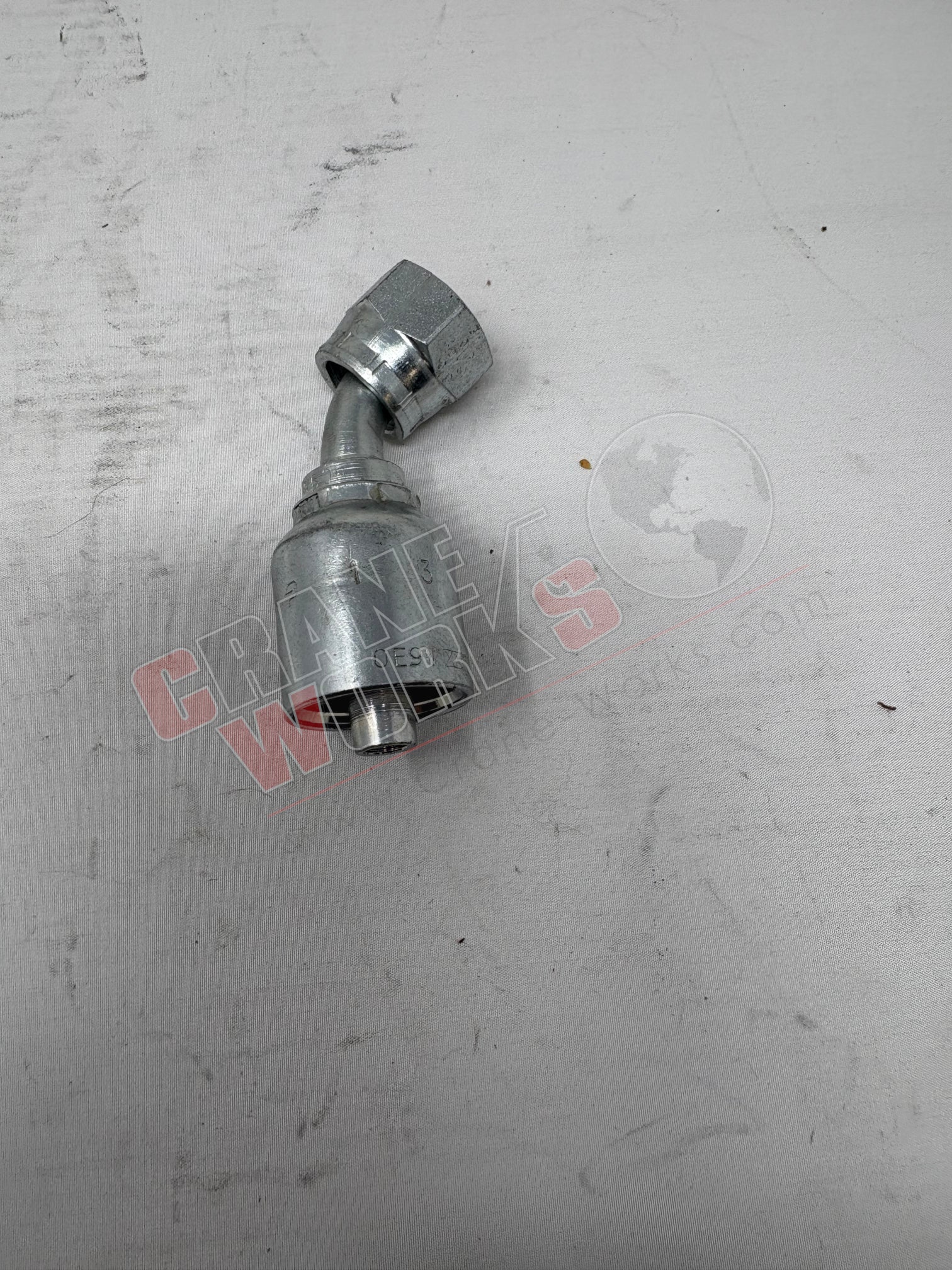 Picture of 13743-08-06, a  New -08Fj  X -06 Hose 45 Deg, angle 2.