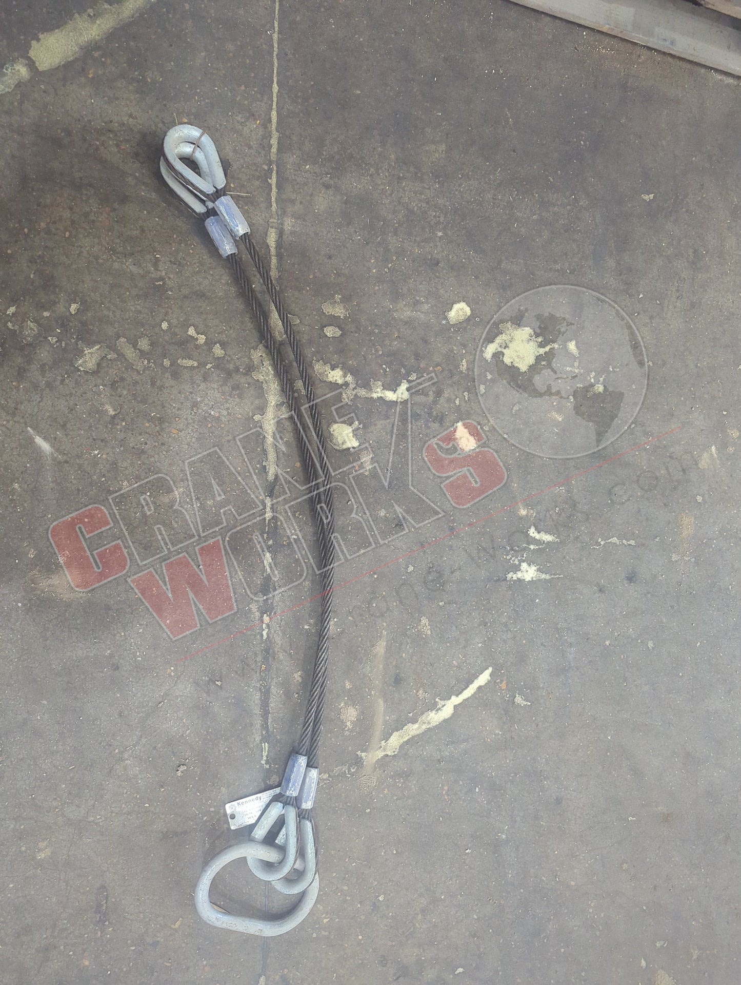 HH202TTS42 | New 1/2" X 42" 2-Leg Bridle Sling