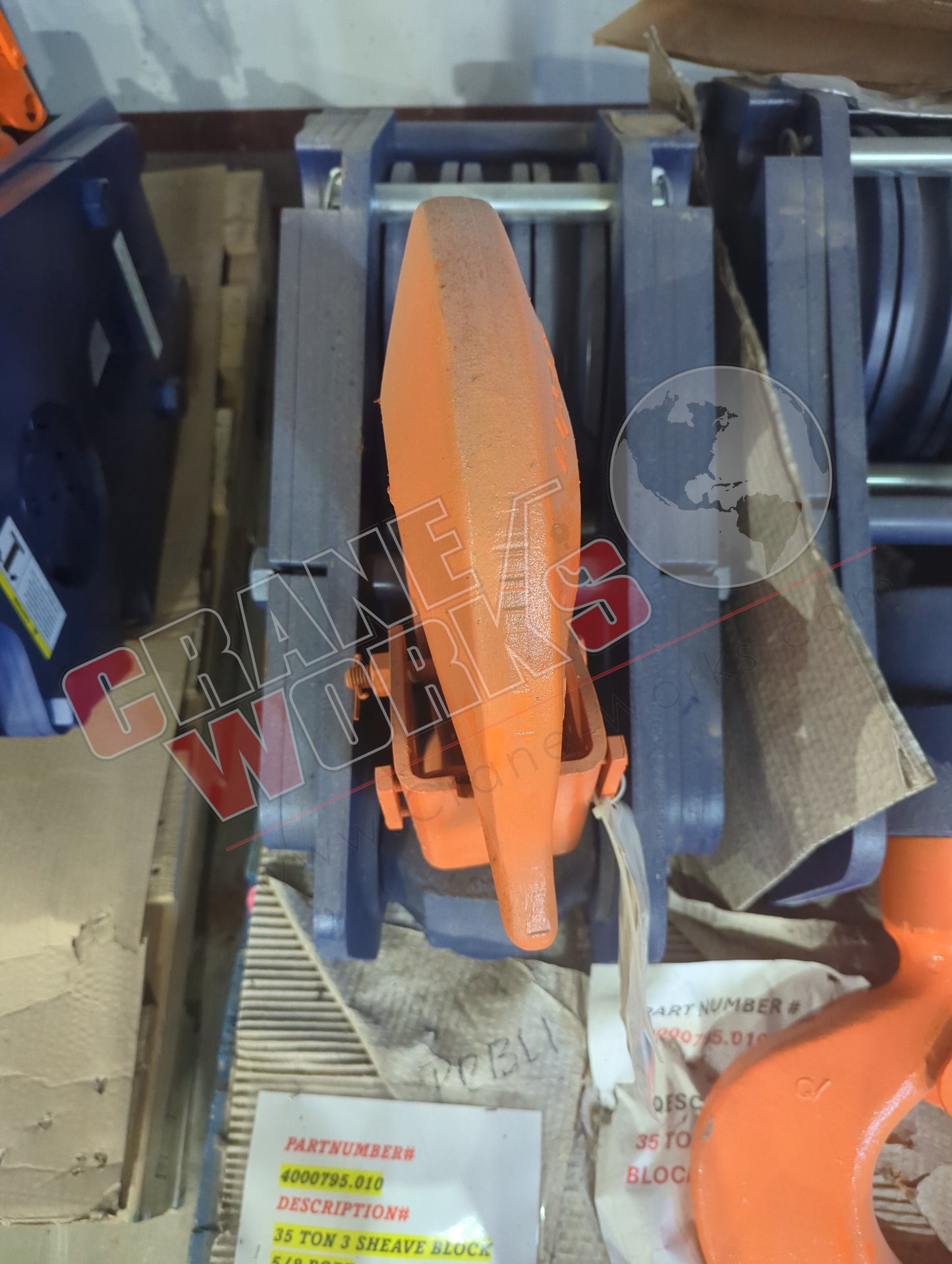 4000795.010 | New 35 Ton 3 Sheave Block 5/8 Rope