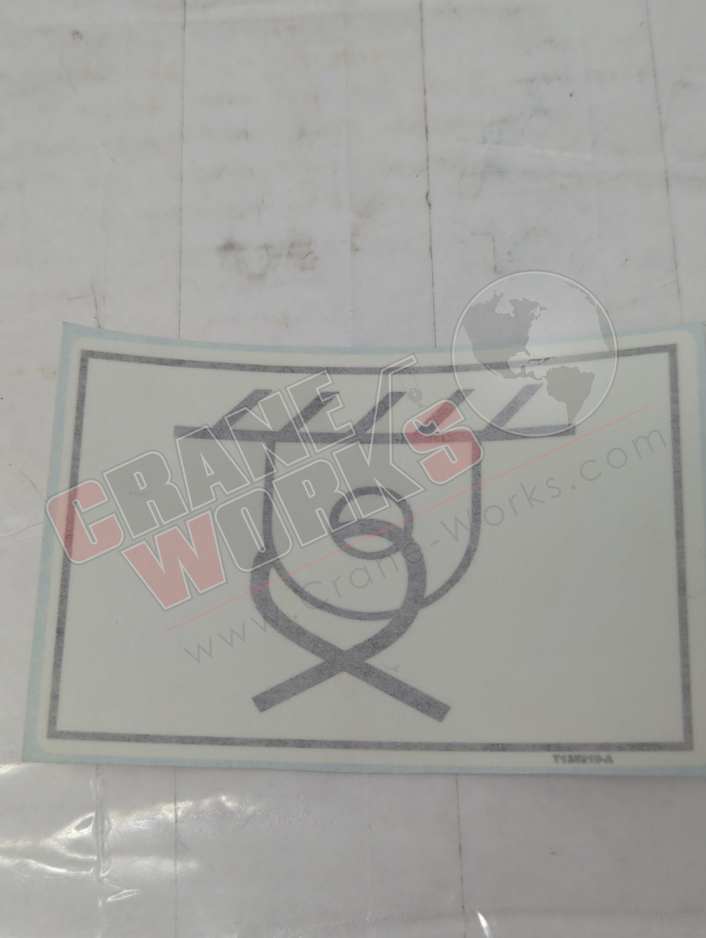 T135919 | New Decal, Tie Down Indicator