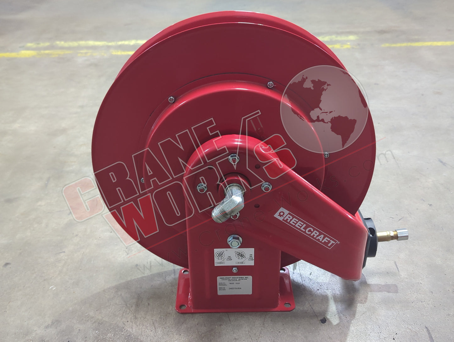 7850OLP | New 1/2" X 50' Hose Reel W/Hose