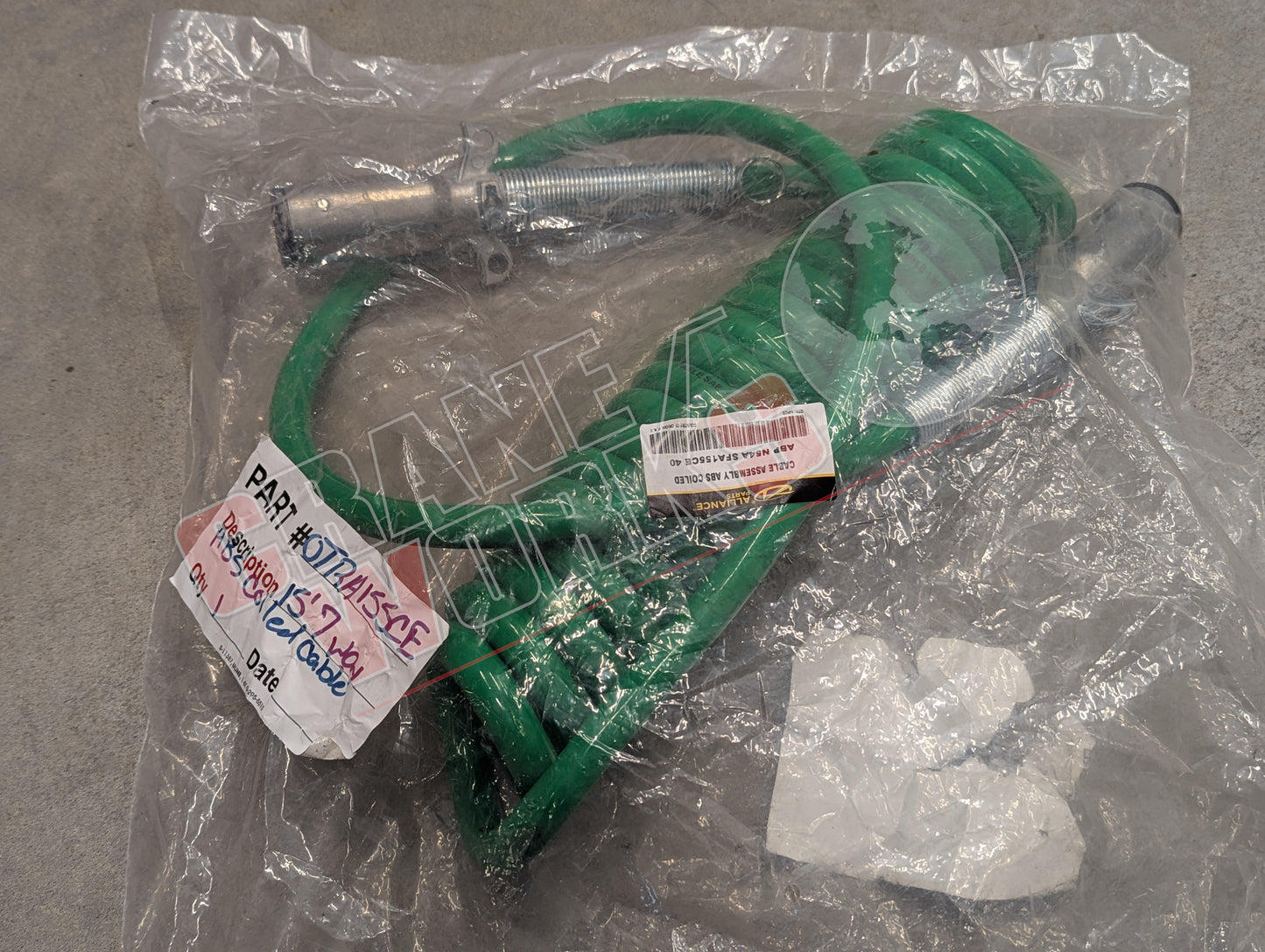 OTRA155CE | New 15' 7 Way Abs Coiled Cable