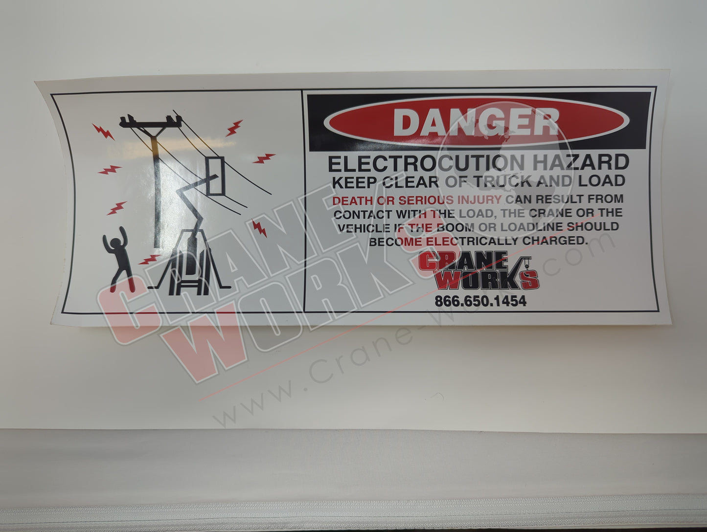 DCL-1001 | New Decal Electrocution Hazard Large  5X12
