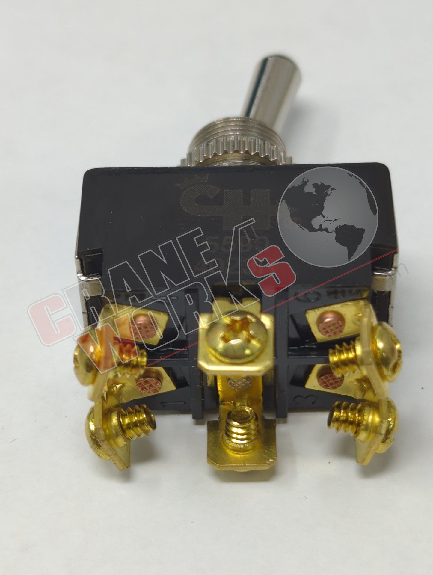 C430236 | New Toggle Switch On-On 6 Screw Term (2954)