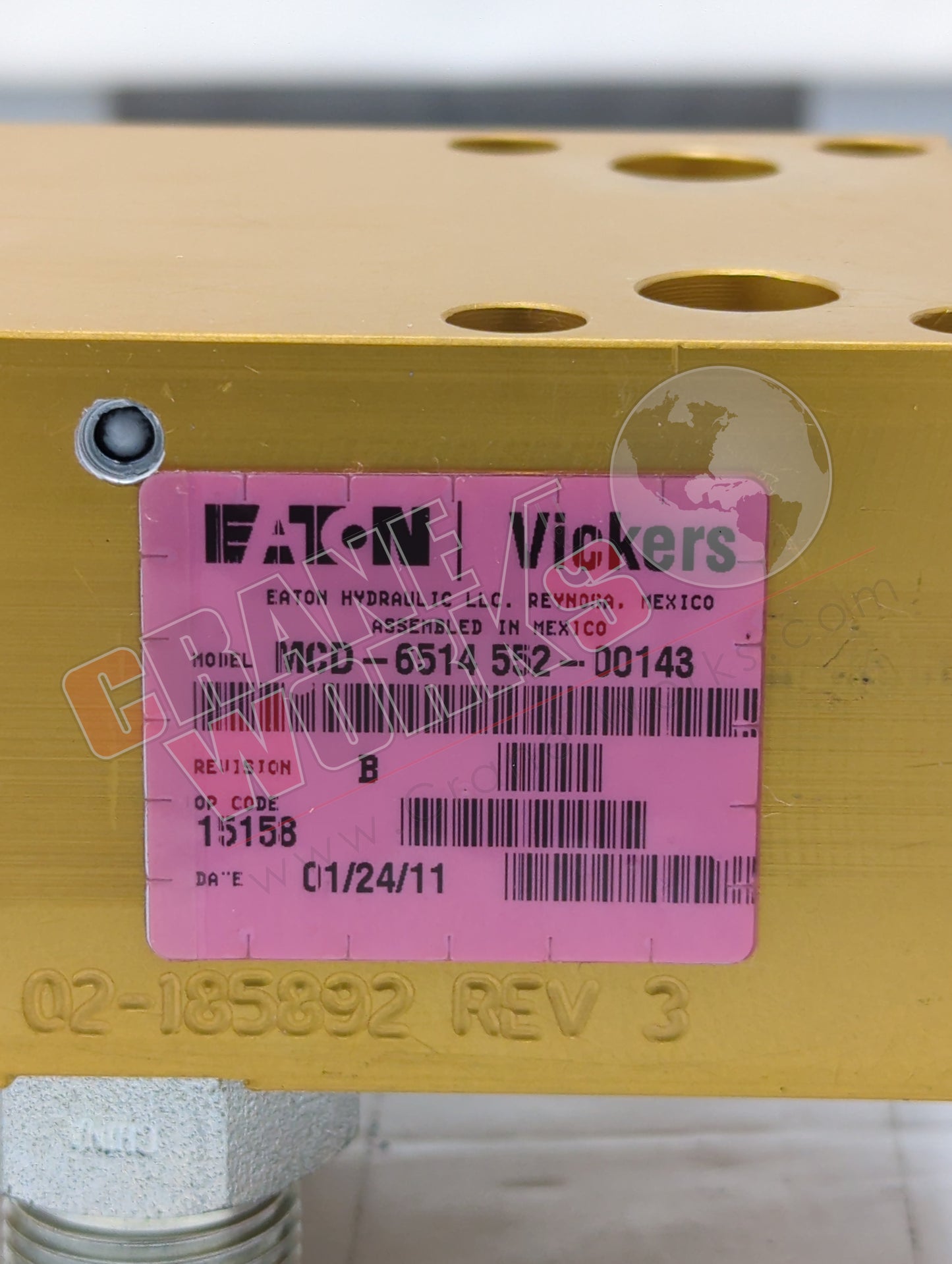 552-00143 | New Counter Balance Valve Assy