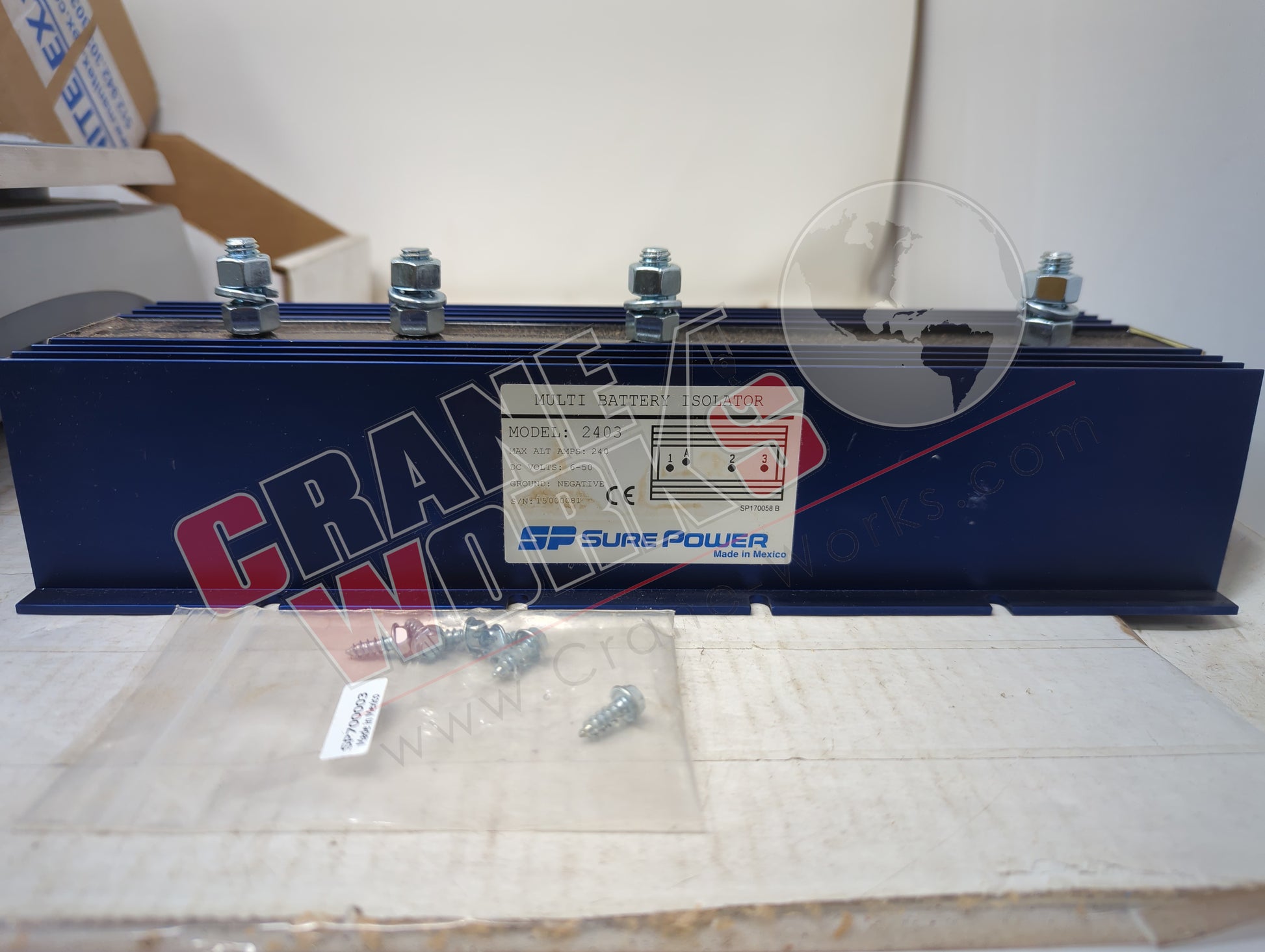 Picture of 2403, a  New Multi-Battery Isolator 240 Amp, angle 2.