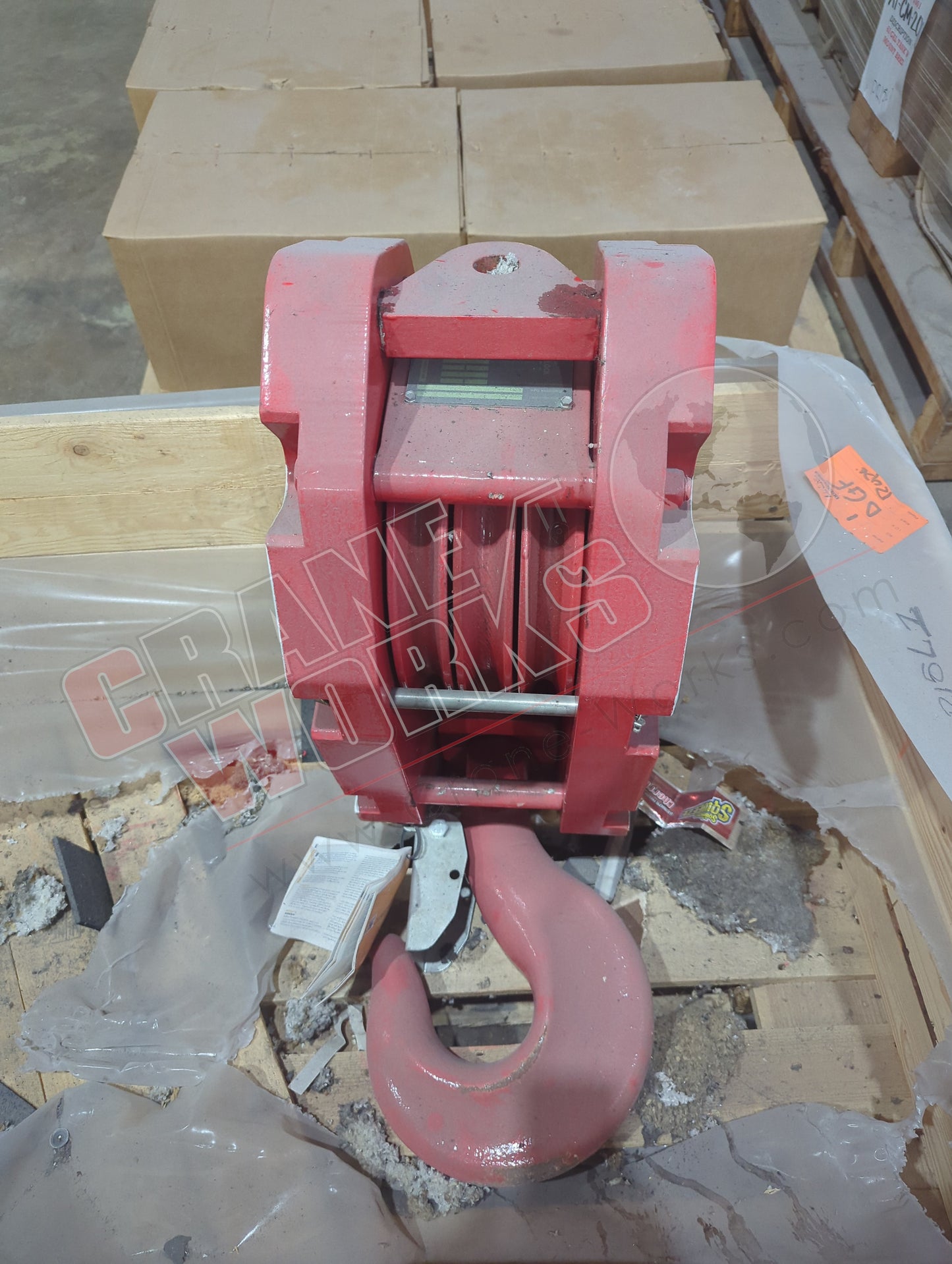 260.16.3.32.E | New 35 Ton 3 Sheave Block 5/8 Rope