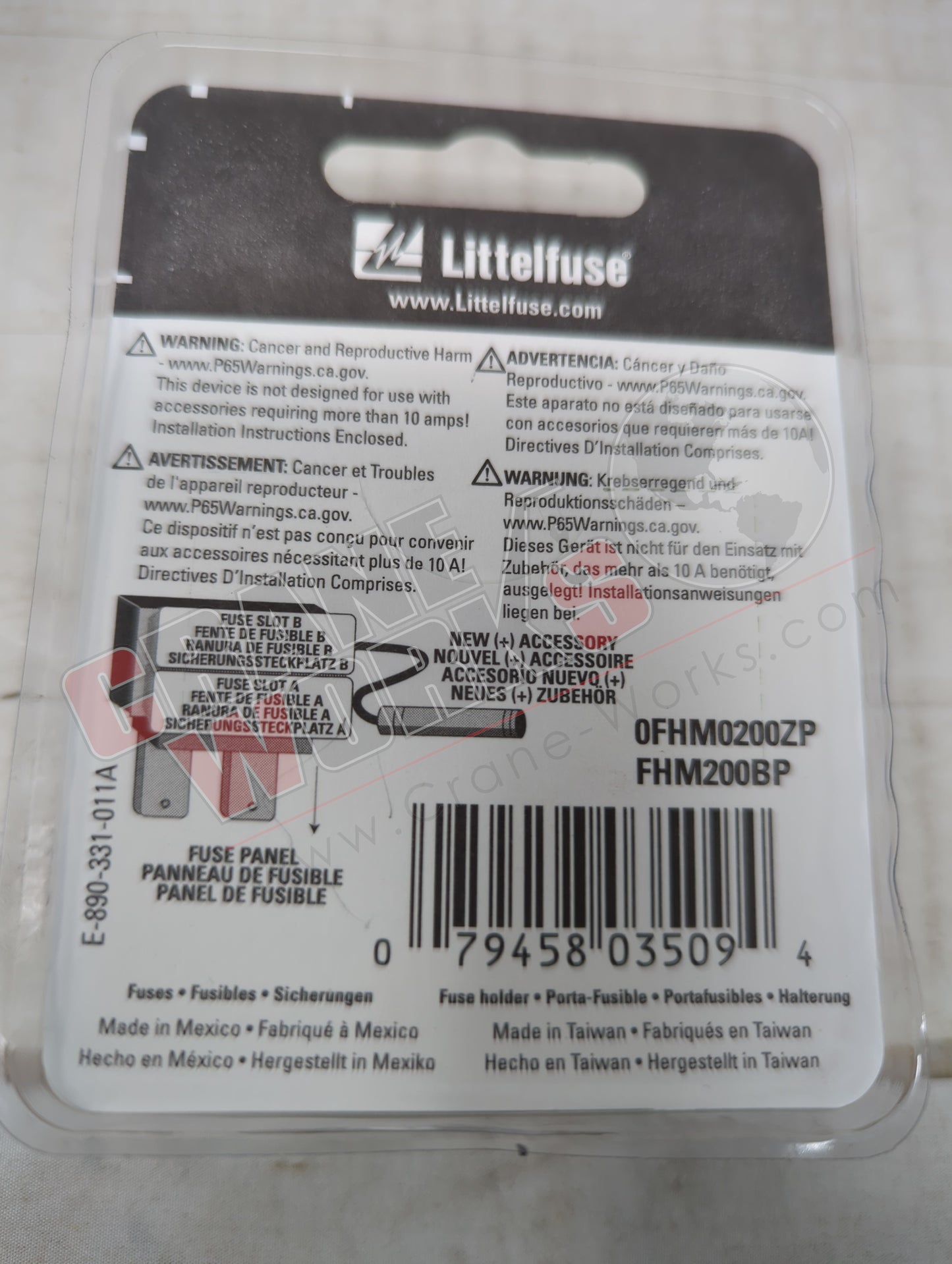 Picture of 927888, a  New +Littelfuse Mini Add-A-Ckt Kit W/Fuses, angle 2.