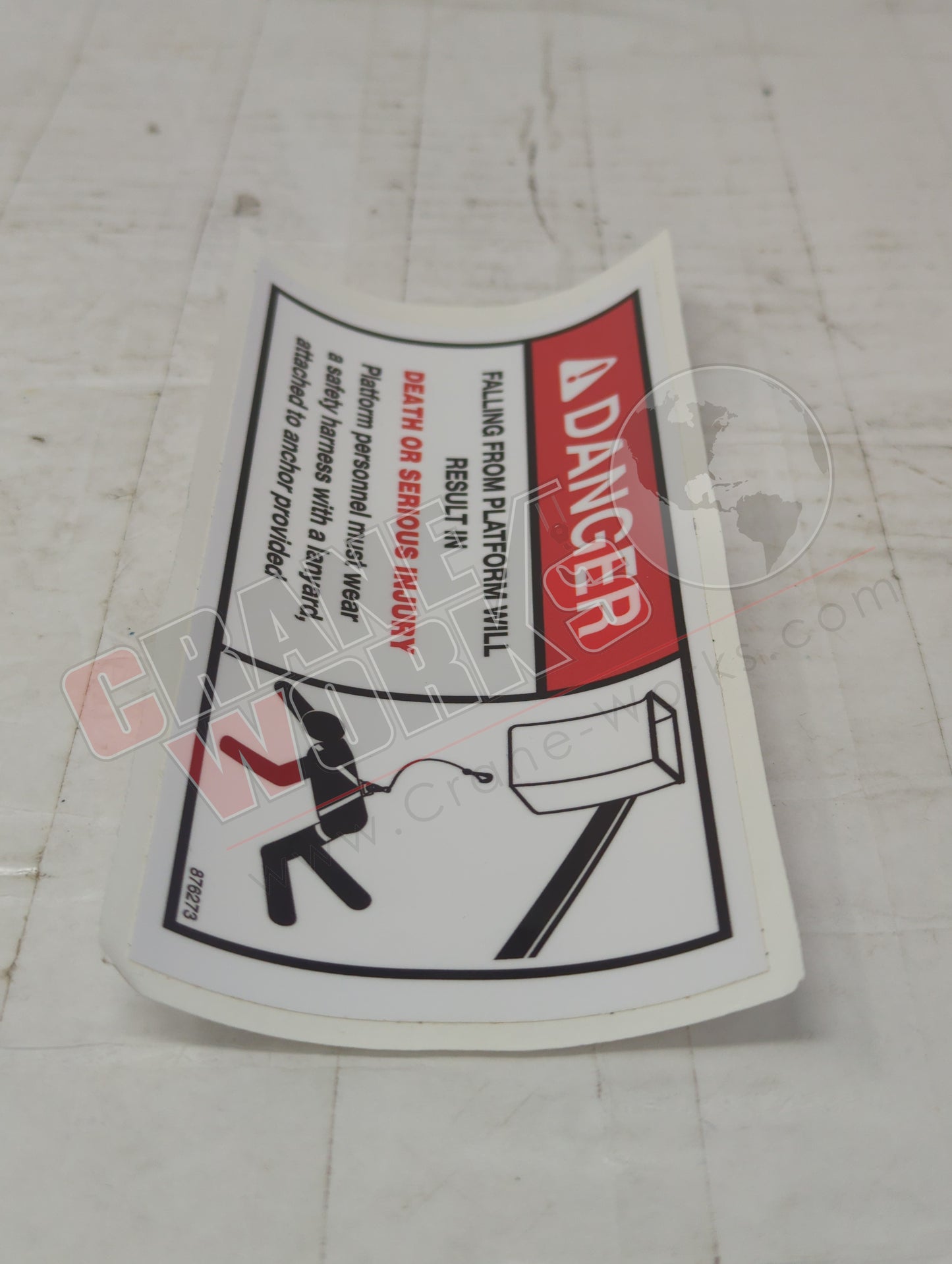 876273 | New Decal - Danger Falling From Platform