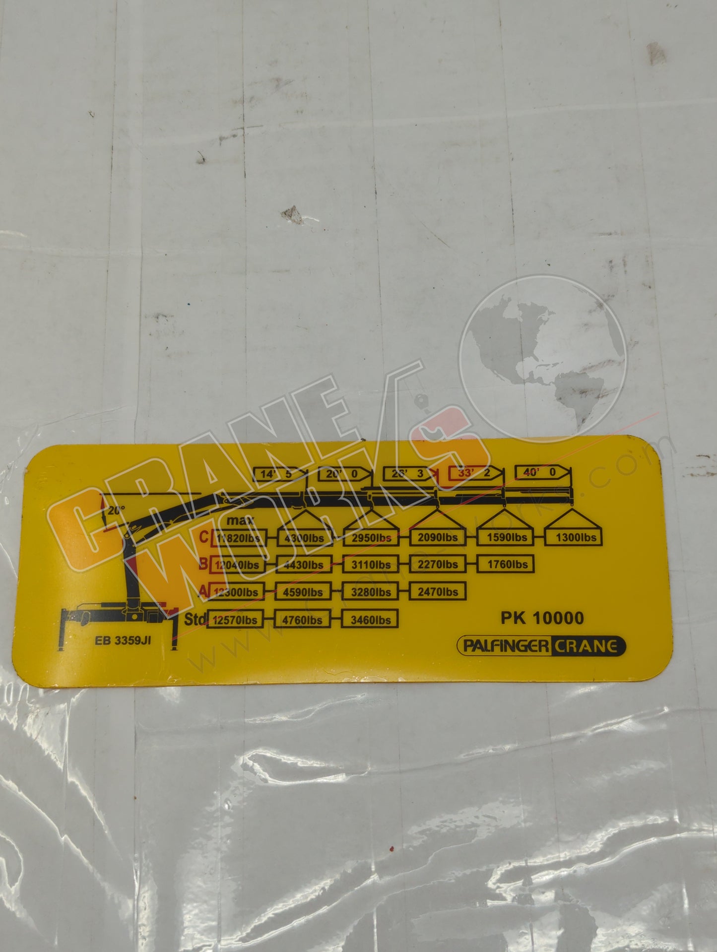 EB3359JI | New Load Chart